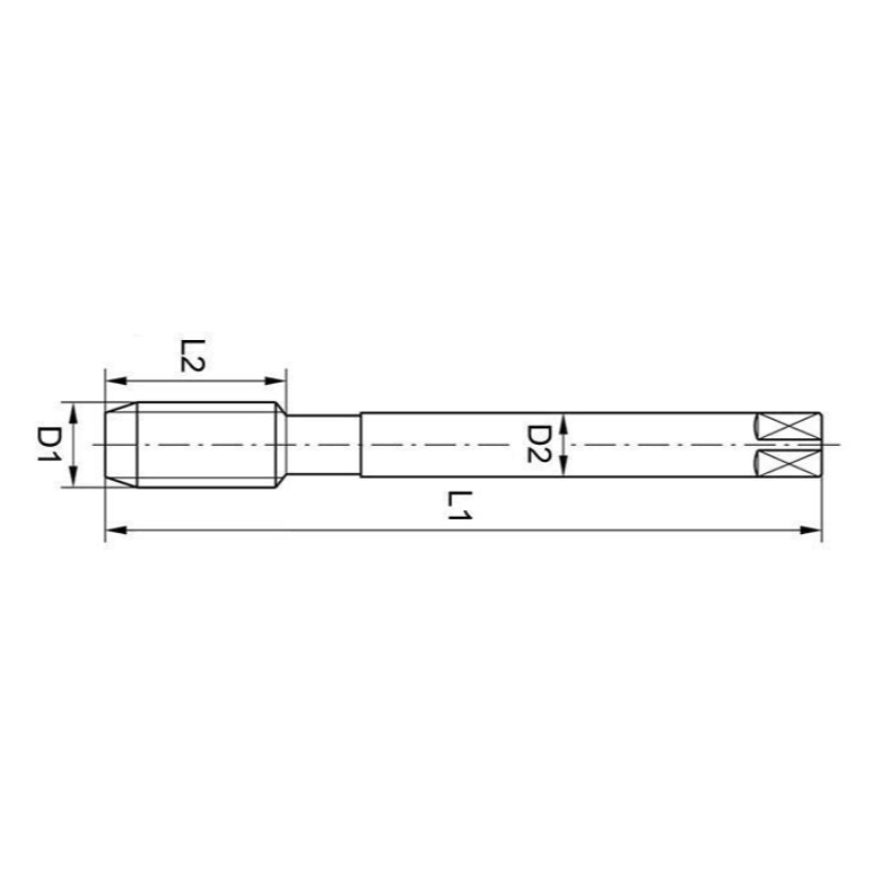 Baer Heli Coil Tap - Wire Thread Insert - Spiral Point Tap (STI) - Metric - M7 x 1
