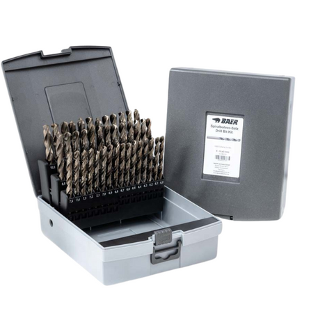 BAER Drill Set - HSS-E Drill Set for All Materials - 6-10mm (0.1 inc)