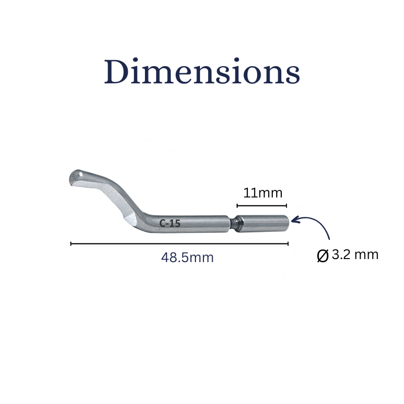 Cp Gratex C15 Deburring Blades - HSS - 3.2mm