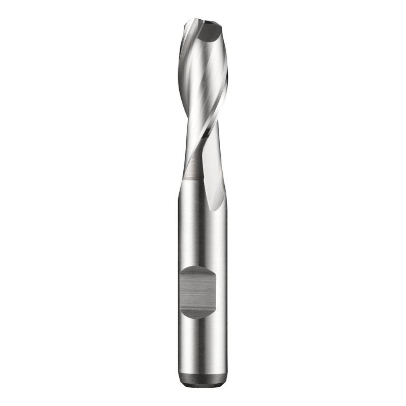 Dormer Pramet C123 12.0mm HSS-E-Powder Metal Flatted Shank 2 Flute Standard Length Slot Drill DIN 844 K
