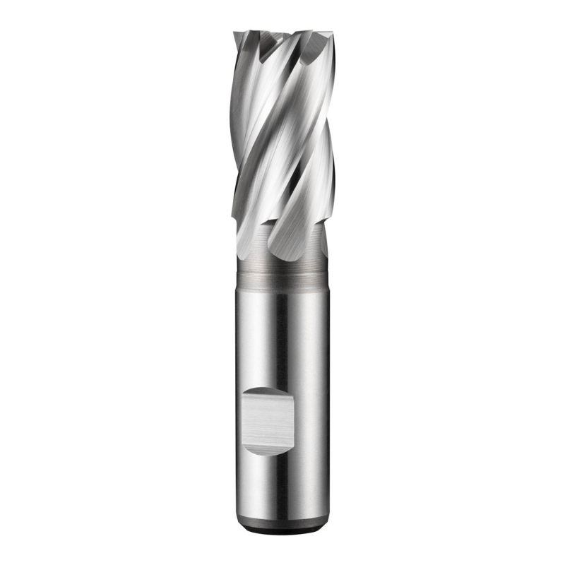 Dormer Pramet C247 15.0mm HSS-E-Powder Metal Flatted Shank Multi-Flute Standard Length End Mill DIN 844 K