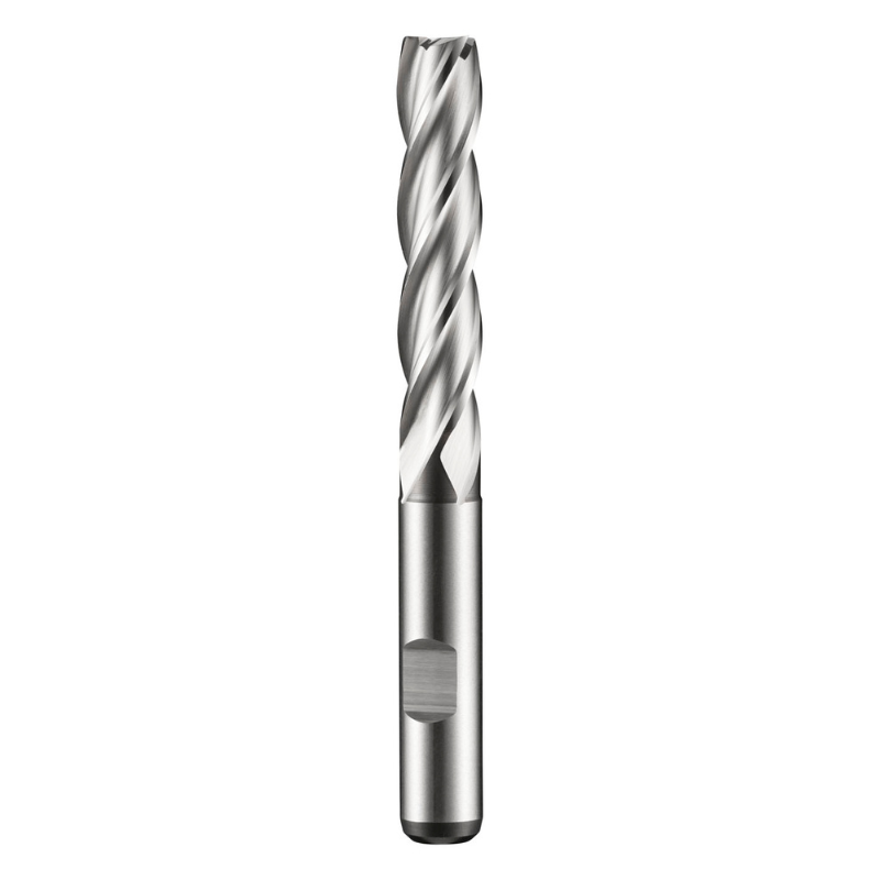 Dormer Pramet C273 13.0mm HSS-E-Powder Metal Flatted Shank Multi-Flute Long Series End Mill DIN 844 L