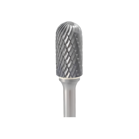 Vortex Carbide Burr Type C - Ball Nose Cylinder - Double Cut - 3mm Diameter