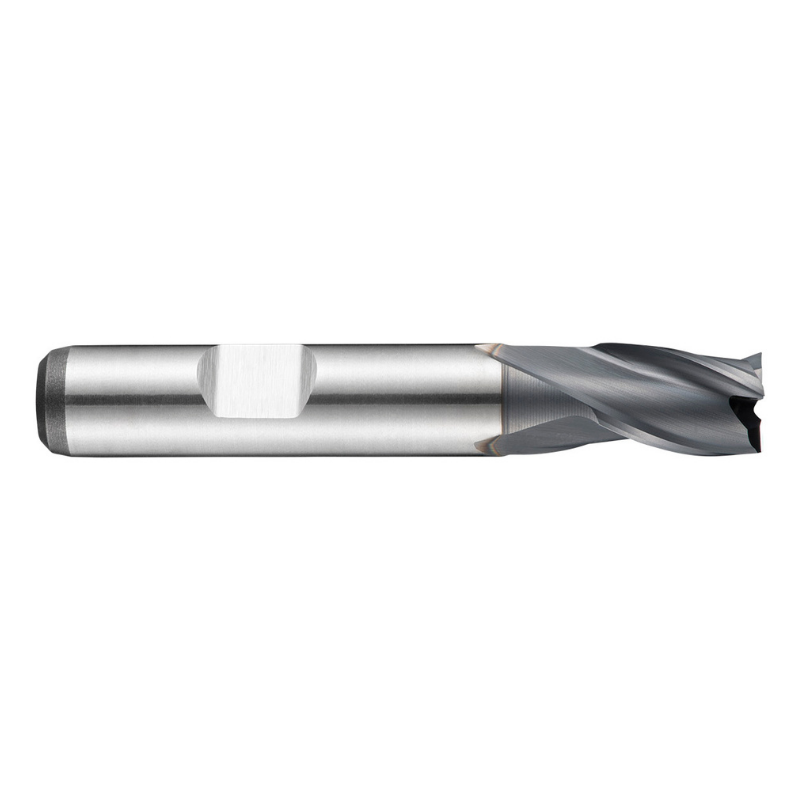 Dormer Pramet C353 10.0mm HSS-E-Powder Metal Alcrona Primax Flatted Shank 3 Flute Short Series Slot Drill DIN 327 D