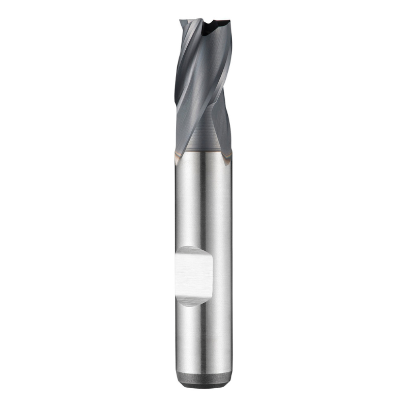 Dormer Pramet C353 15.0mm HSS-E-Powder Metal Alcrona Primax Flatted Shank 3 Flute Short Series Slot Drill DIN 327 D