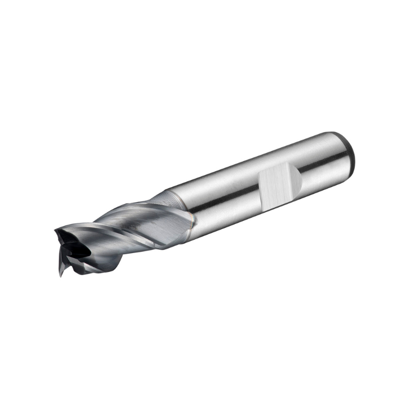 Dormer Pramet C367 18.0mm HSS-E-Powder Metal Alcrona Primax Flatted Shank 3 Flute Short Series Slot Drill DIN 327 D