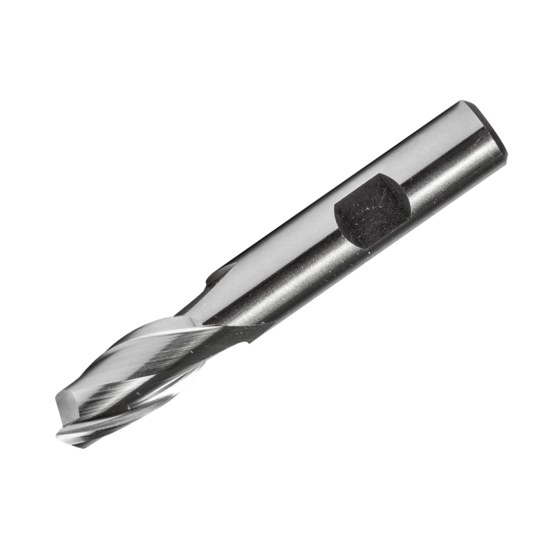 Dormer Pramet C601 5/8 x 1/2 Inch HSS Flatted Shank 2 Flute Slot Drill Regular Length