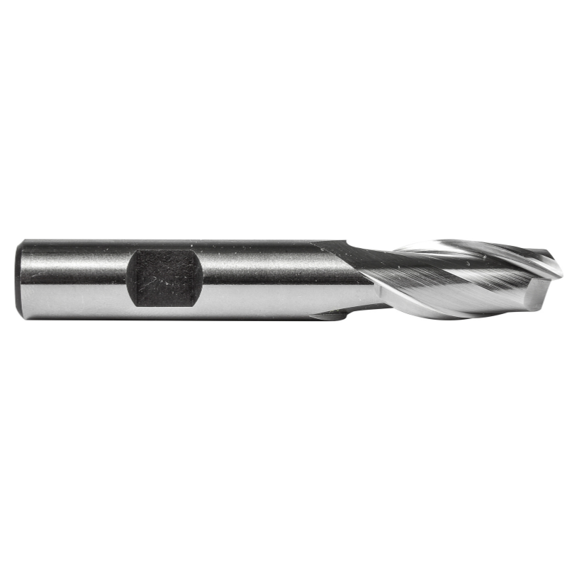 Dormer Pramet C601 11/16 x 1/2 Inch HSS Flatted Shank 2 Flute Slot Drill Regular Length