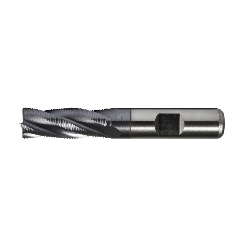 Dormer Pramet C609 1 Inch HSS-E TiCN Flatted Shank Fine Pitch Roughing End Mill Regular Length