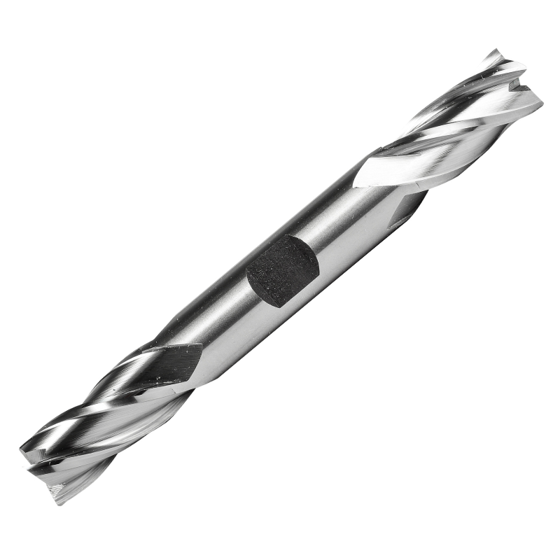 Dormer Pramet C614 3/16 Inch HSS Double Ended Flatted Shank 4 Flute End Mill Regular Length