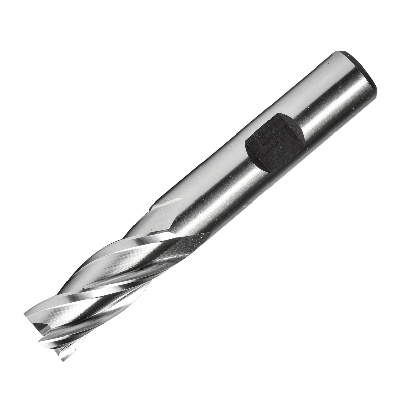 Dormer Pramet C615 7/8 Inch HSS Flatted Shank 4 Flute End Mill Regular Length