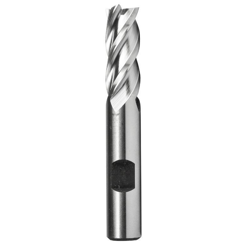 Dormer Pramet C618 1/8 Inch HSS-E Flatted Shank 4 Flute End Mill Regular Length