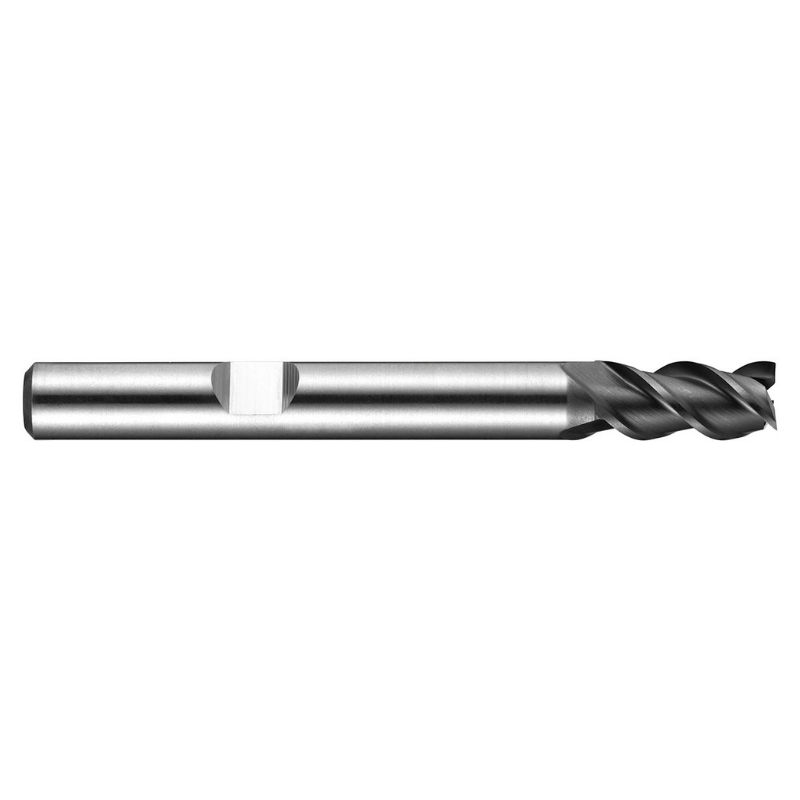 Dormer Pramet C907 30.0mm HSS-E-Powder Metal Alcrona Primax Flatted Shank Multi-Flute Standard Length End Mill DIN 844 K