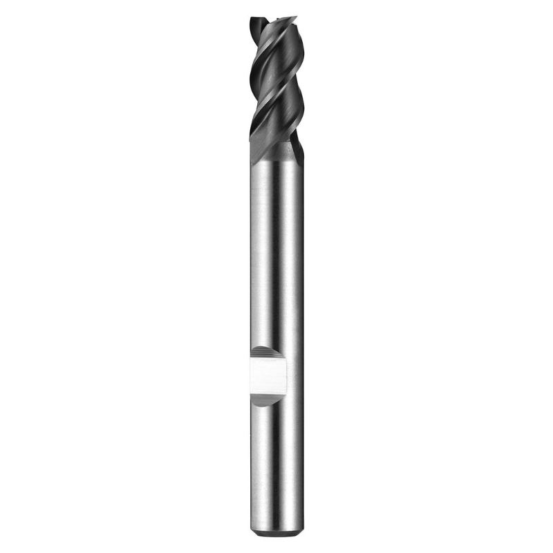 Dormer Pramet C907 12.0mm HSS-E-Powder Metal Alcrona Primax Flatted Shank Multi-Flute Standard Length End Mill DIN 844 K