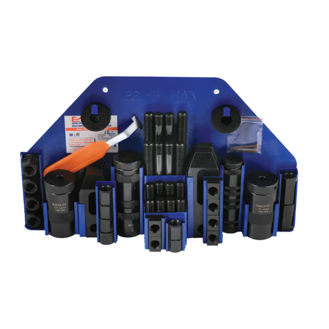 ER-EL 52 Piece Screwed Coupling Clamp Kit with Jack - 1990 Series - M10x1.5 (12mm)