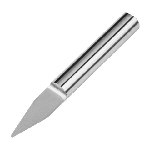 Vortex Carbide Engraving Cutter - Tip Half Round 30° - 0.3mm - 3.175 (1/8)