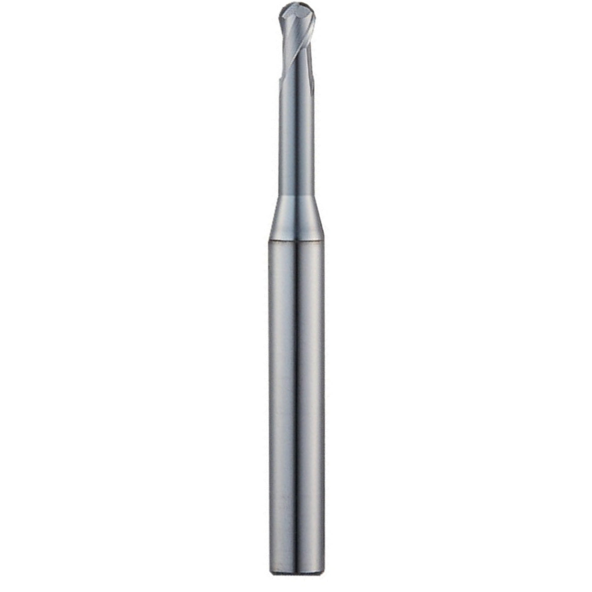 Widin Carbide Rib Processing End Mill - 2 Flute Ball Nose (ESRB71200410) - 0.4mm x10mm (4mm Shank Dia)