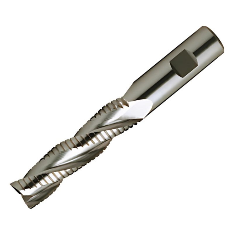 Europa Tools HSS-E Roughing-Finishing EndMill - Uncoated 3 Flute Long Length - 8mm