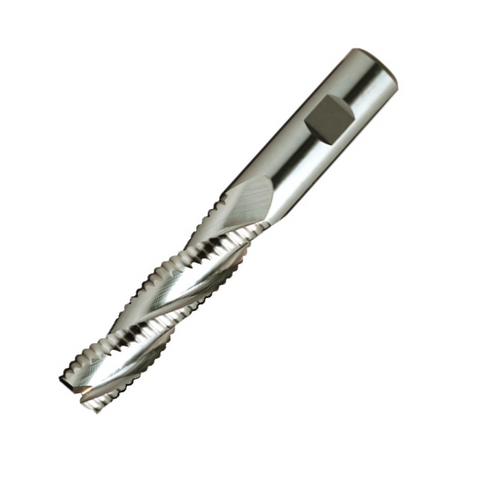 Europa Tools HSS-E Roughing End Mill - Uncoated 3 Flute Coarse Pitch - LongLength - 30mm