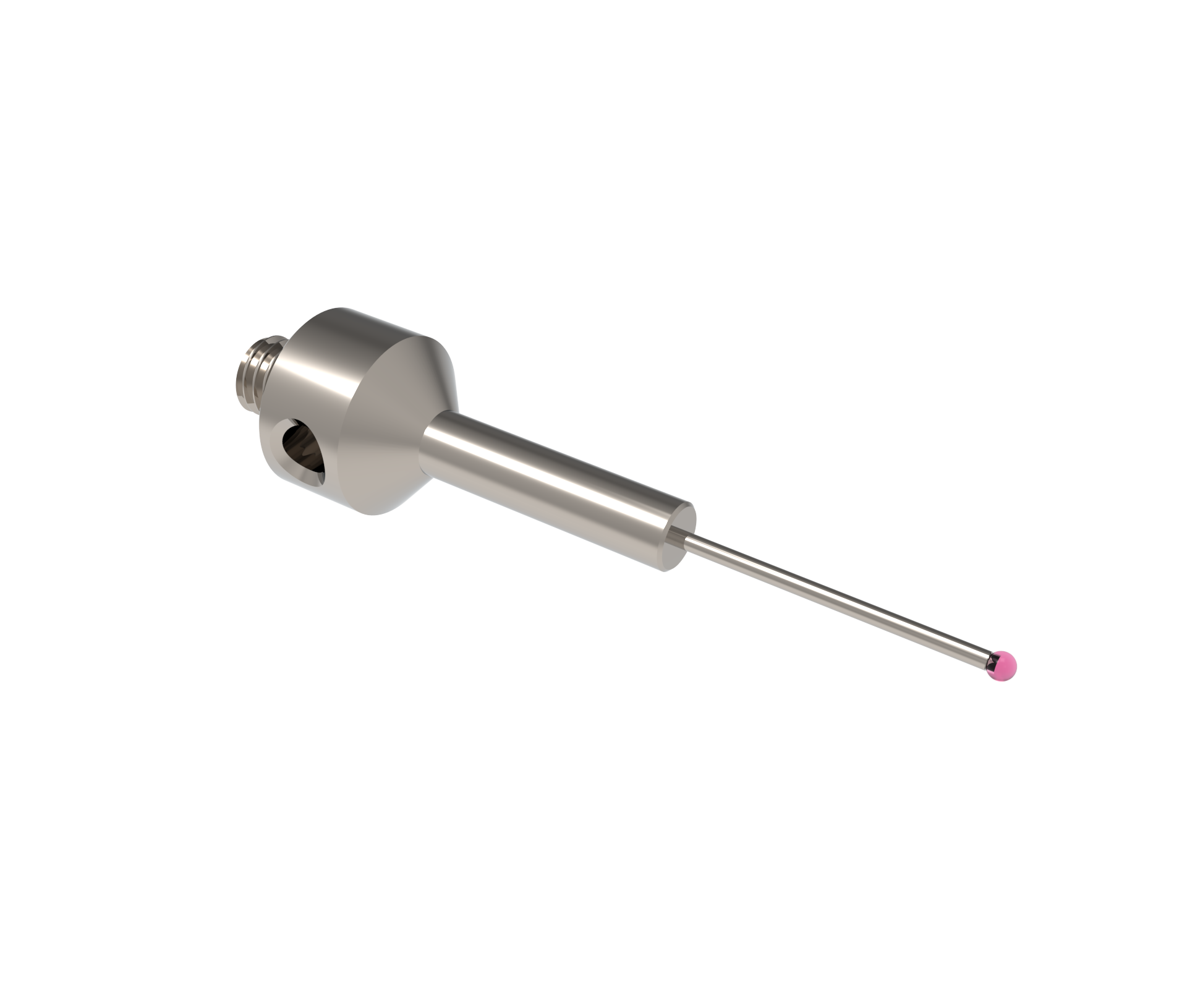 ITP Straight Styli - Type C - Ruby Ball - M5 Thread x 44mm Overall Length - FHM501511044