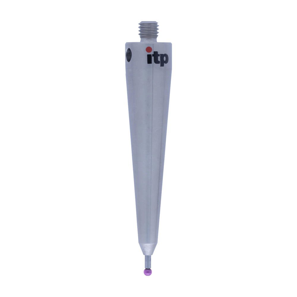 ITP Straight Styli - Type E - Ruby Ball - M5 Thread x 55mm Overall Length - FTM502011055