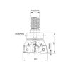 Palbit Threaded Coupling Holder - For XN06T3 Inserts - 42mm Cutter Diameter - 181038800 thumbnail 2