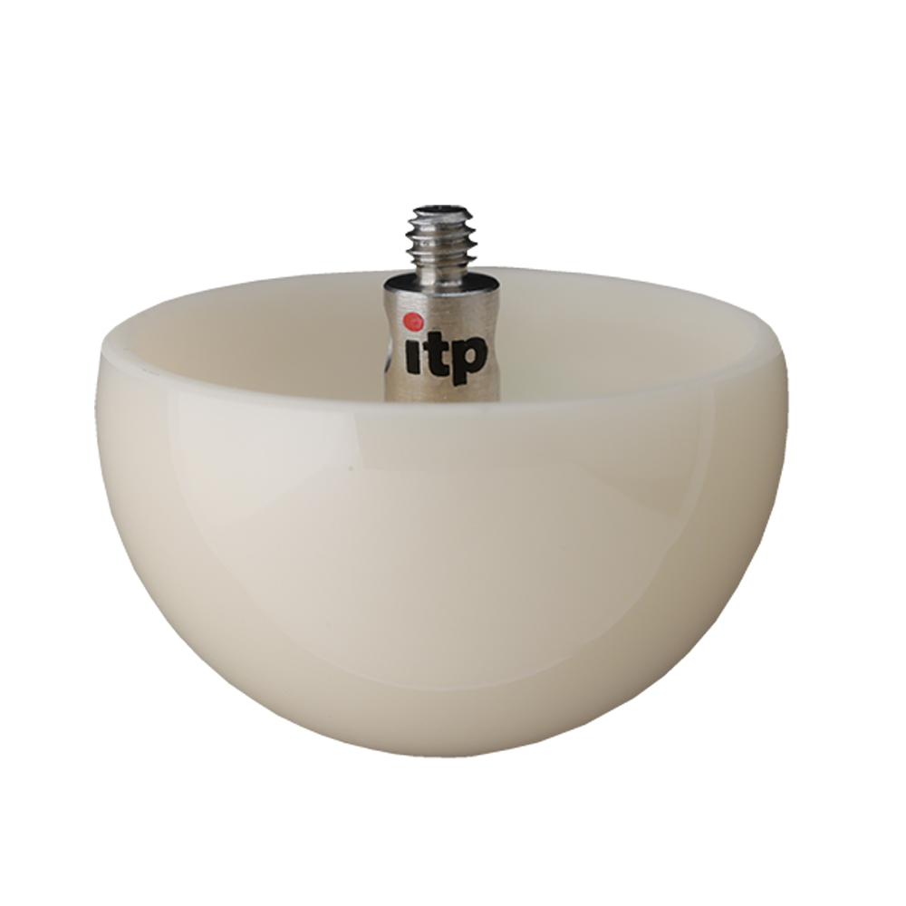 ITP Hemisperical Styli stainless steel Base Material - ceramic Prob Ball Material - M2 Thread Size x 18mm Ball Diameter - HKM218003012