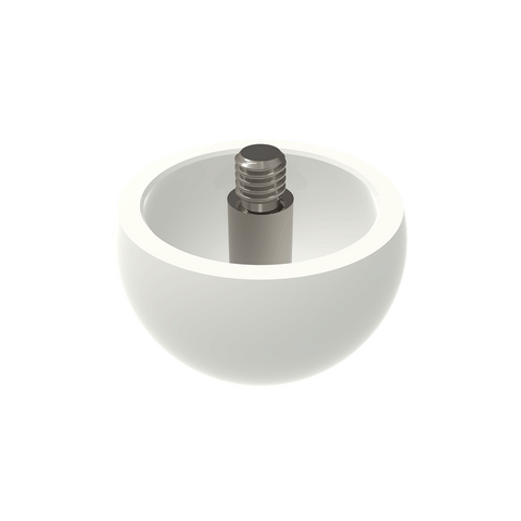 ITP Hemisperical Styli stainless steel Base Material - ceramic Prob Ball Material - M3 Thread Size x 18mm Ball Diameter - HKM318004012