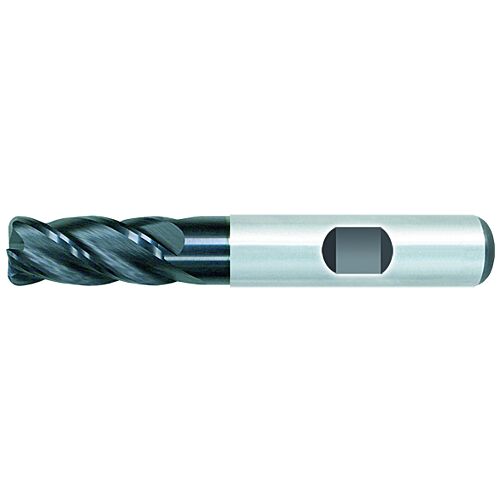 OSG Carbide 4 Flute Variable Lead End Mill Corner Radius TiAlN Coated - Regular Length - For Titanium & General Applications - 8mm x R0.25