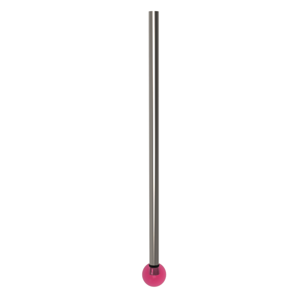 ITP Straight Styli - Type S - Ruby Ball - Without Thread x 27.5mm Overall Length - KTM502510027