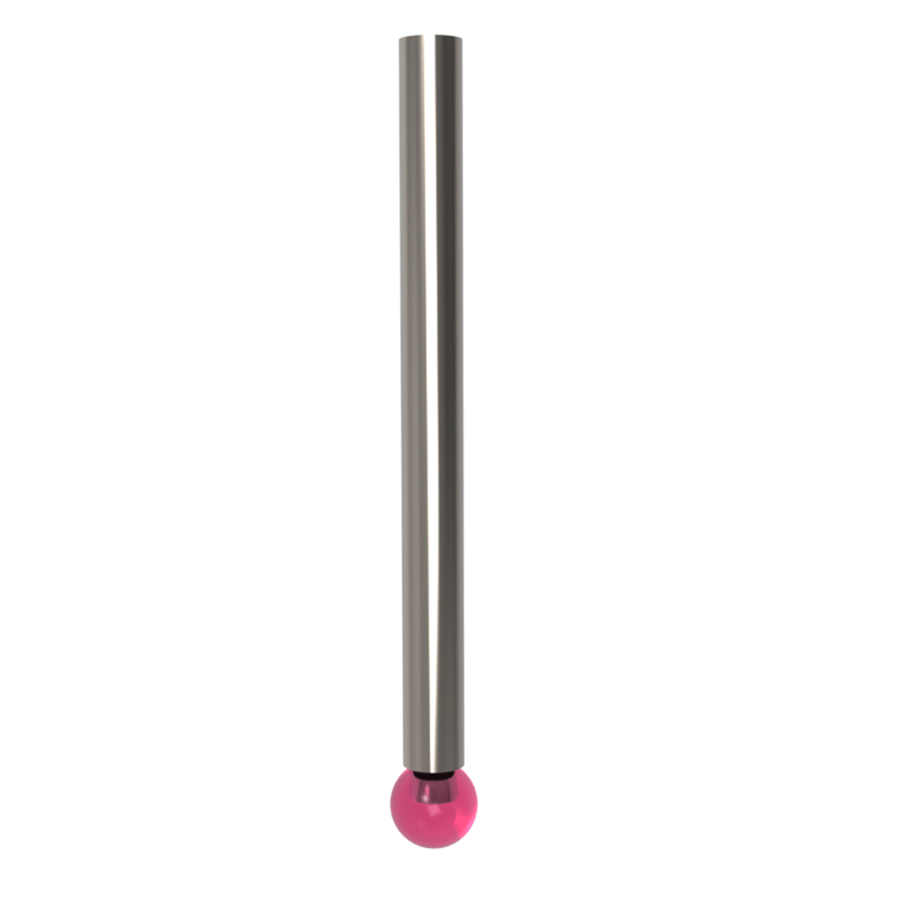 ITP Straight Styli - Type S - Ruby Ball - Without Thread x 45mm Overall Length - KTM505035045