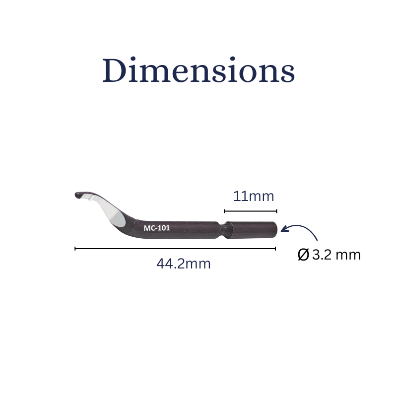 CP Gratex Multi Cutting Edge Deburring Blades - HSS - 3.2mm - MC-101