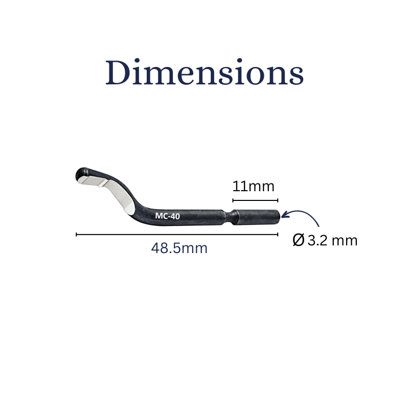 CP Gratex Multi Cutting Edge Deburring Blades - HSS - 3.2mm - MC-40