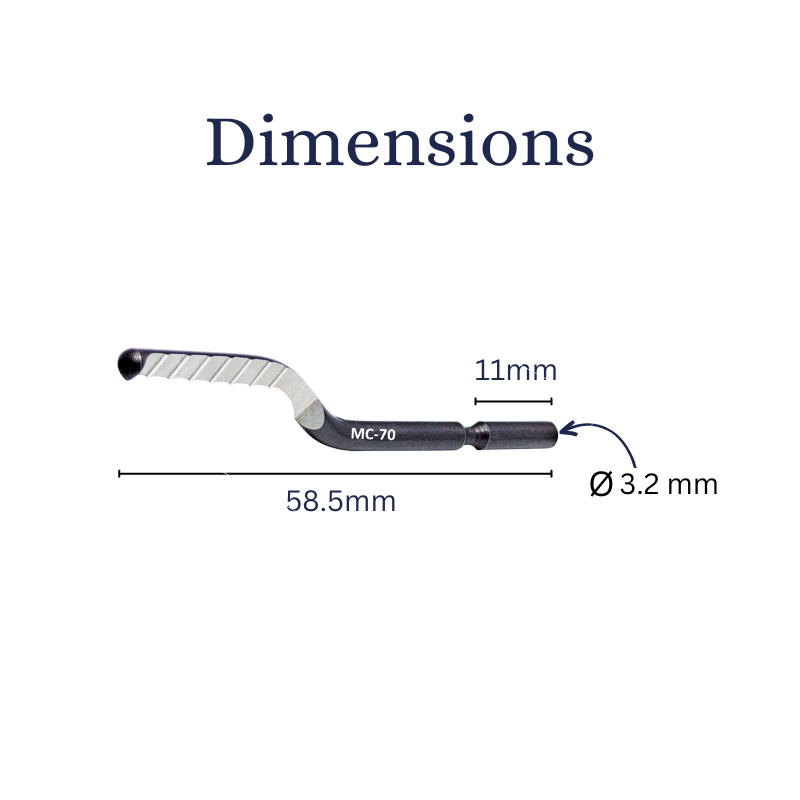 CP Gratex Multi Cutting Edge Deburring Blades - HSS - 3.2mm - MC-70