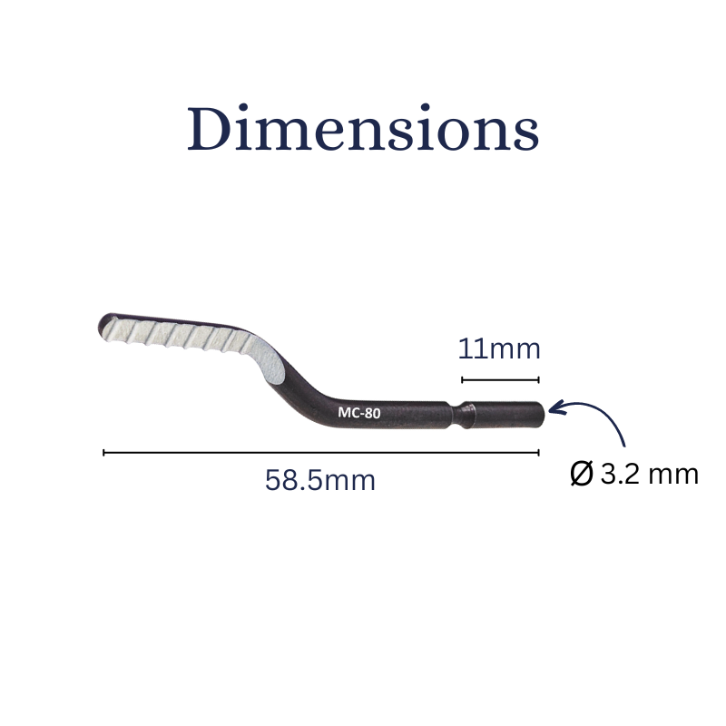 CP Gratex Multi Cutting Edge Deburring Blades - HSS - 3.2mm - MC-80
