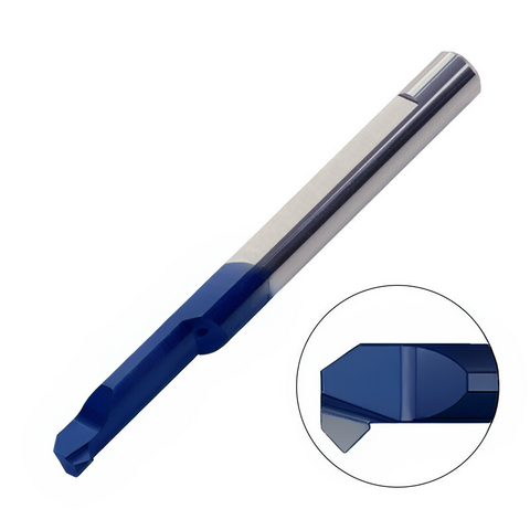 Carmex Carbide Tiny Tool - Chamfer & Boring - MCL - BMK Grade - 4.1mm Minimum Diameter x 15mm Reach (Left Hand)