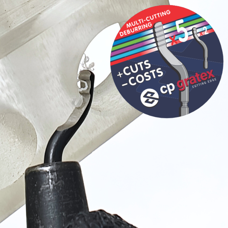 CP Gratex Multi Cutting Edge Deburring Blades - HSS - 2.6mm - MP-2