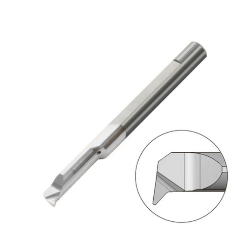 Carmex Carbide Tiny Tool - Profiling & Boring 47° - MQL - K20 Grade - Minimum Diameter 5.1mm x 22mm Reach x R0.2 (Left Hand)