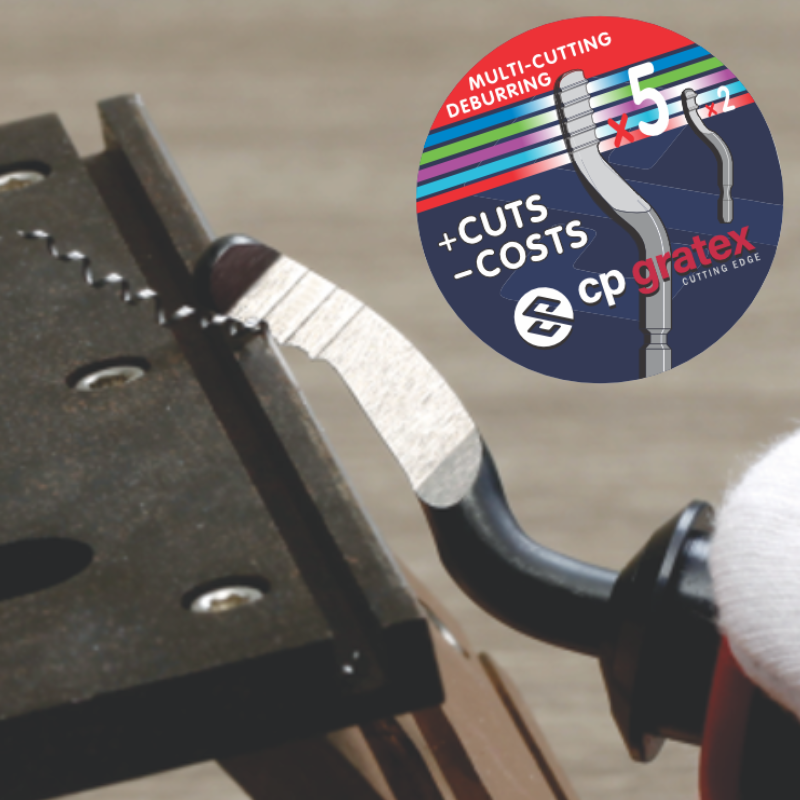 CP Gratex Multi Cutting Edge Deburring Blades - HSS - 6mm - MR-15