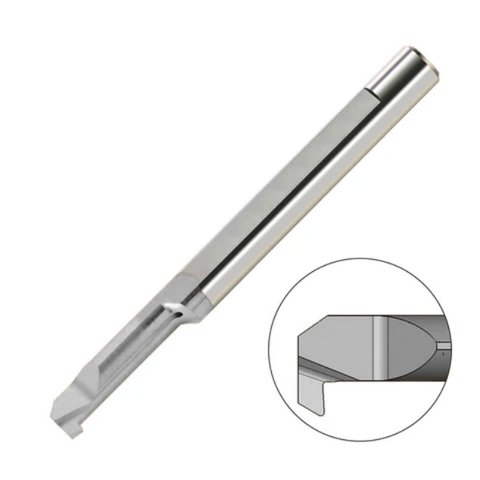 Carmex Carbide Tiny Tools - Back Turning Tool (MXL) - Grade K20 - 3.1mm Min Diameter x 10mm Reach (Left Hand)