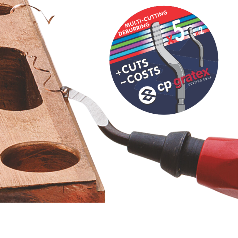 CP Gratex Multi Cutting Edge Deburring Blades - HSS - 3.2mm - MC-40