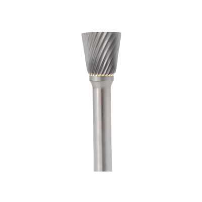 Vortex Carbide Burr Type N - Inverted Cone - Single Cut - 3mm Diameter