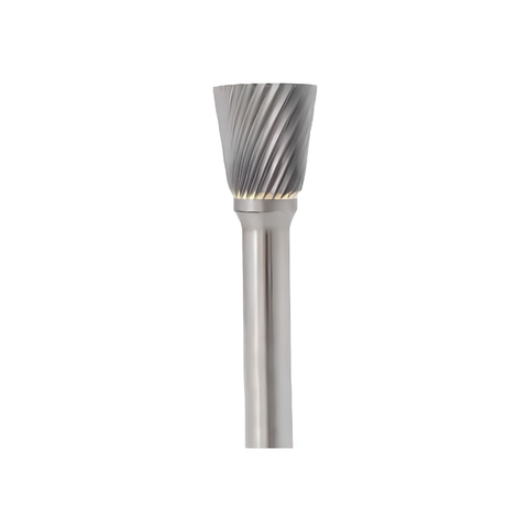 Vortex Carbide Burr Type N - Inverted Cone - Single Cut - 3mm Diameter