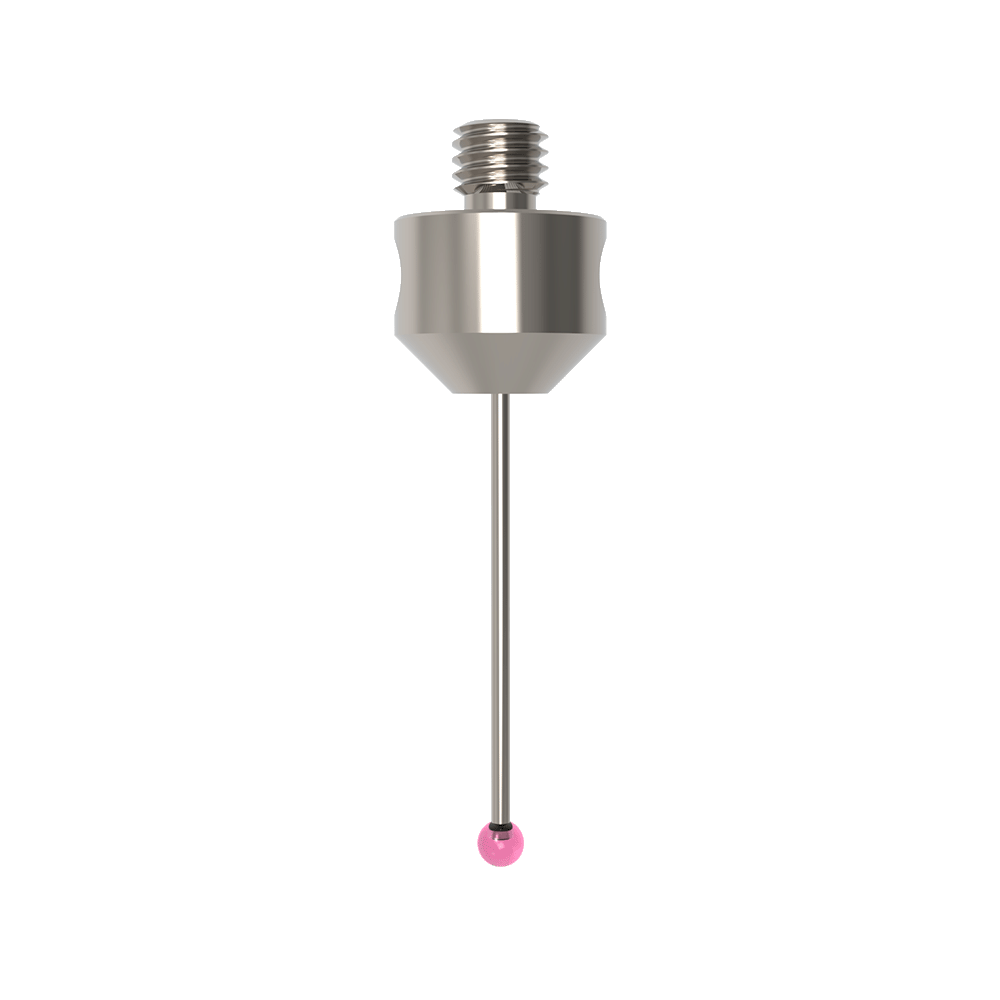 ITP Straight Styli - Type A - Ruby Ball - M5 Thread x 34mm Overall Length - NHM502510034