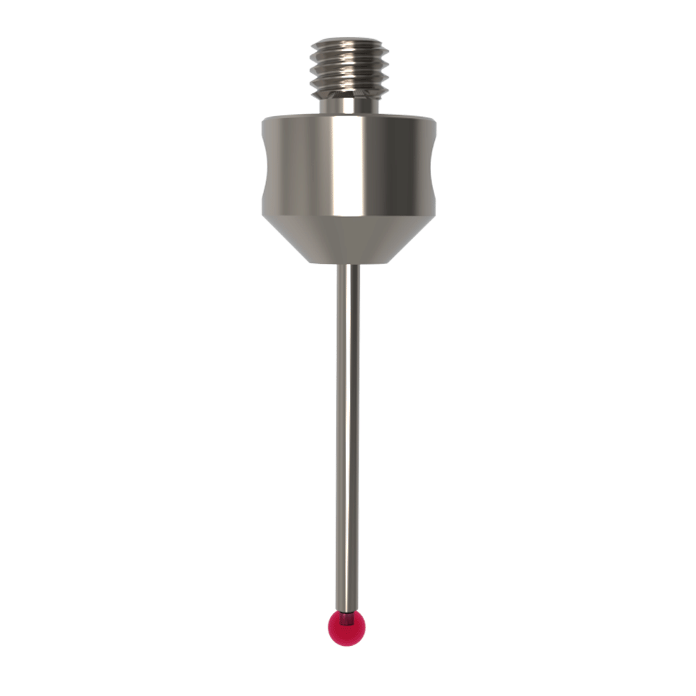 ITP Straight Styli - Type A - Ruby Ball - M5 Thread x 34mm Overall Length - NHM502511034