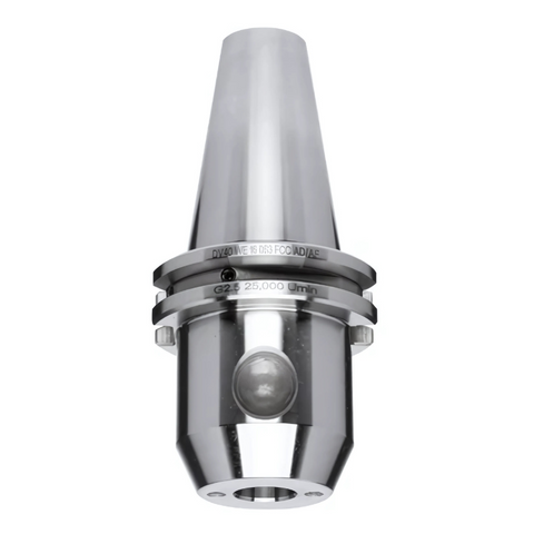 Omega Products DV50 End Mill Holder With Coolant Channels - 25,000RPM - G2.5 - 18mm Bore Size - 160mm Gauge Length