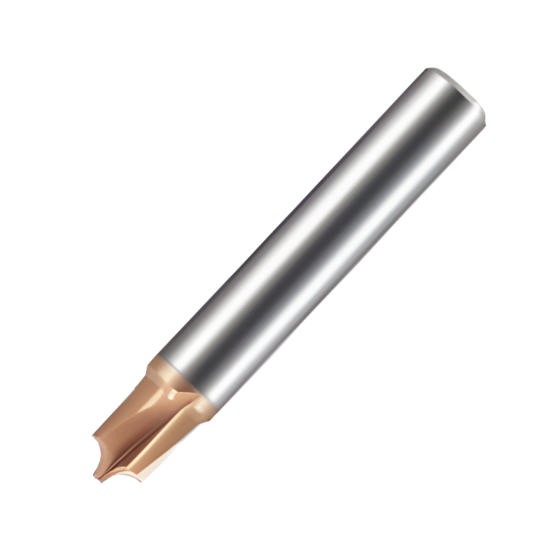 Vortex Carbide Corner Rounding Cutter TiAlN Coated - 12mm x R5 (VOR45-CCRC-5.00)