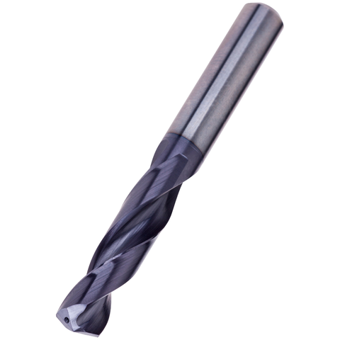 Dormer Pramet R467 27/64 Inch CARBIDE TIALN FORCE-M STEPPED SHANK SHORT SERIES (X3D) DRILL DIN 6537 K