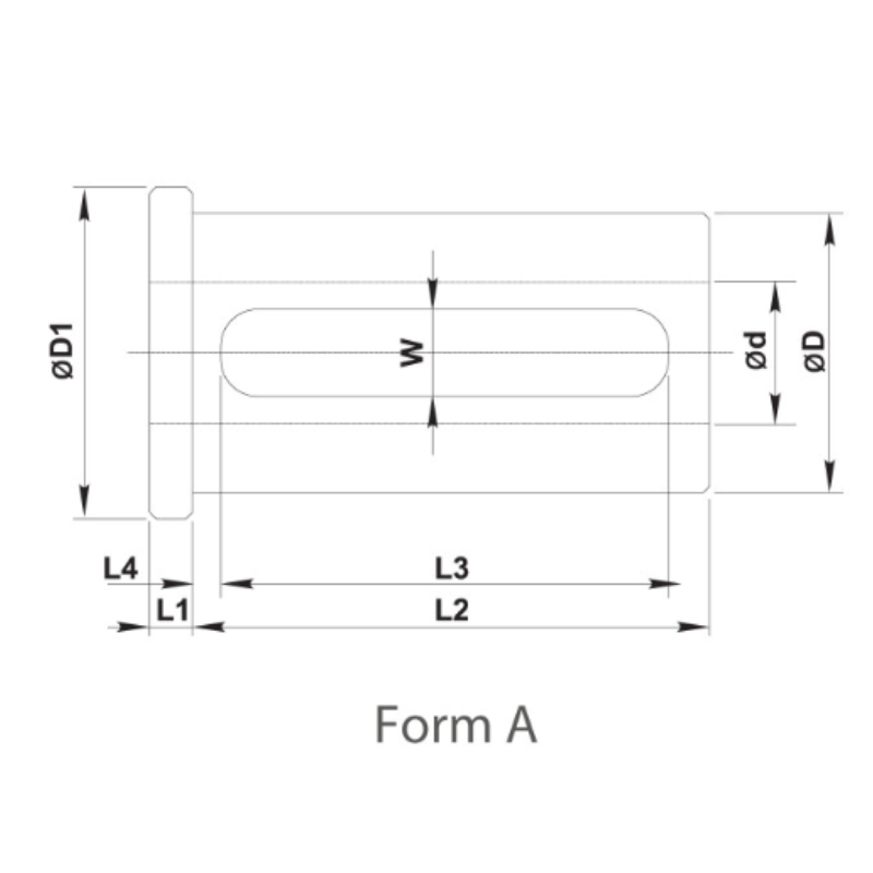 Omega Products Standard Reduction Sleeve - Slotted Boring Bar - Outside Diameter 50mm - Inside Diameter 32mm