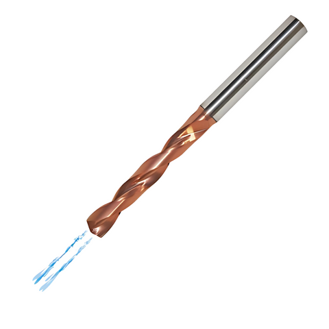 Widin Carbide Drills Through Coolant 5xD AlTiN Coated - 3.1mm
